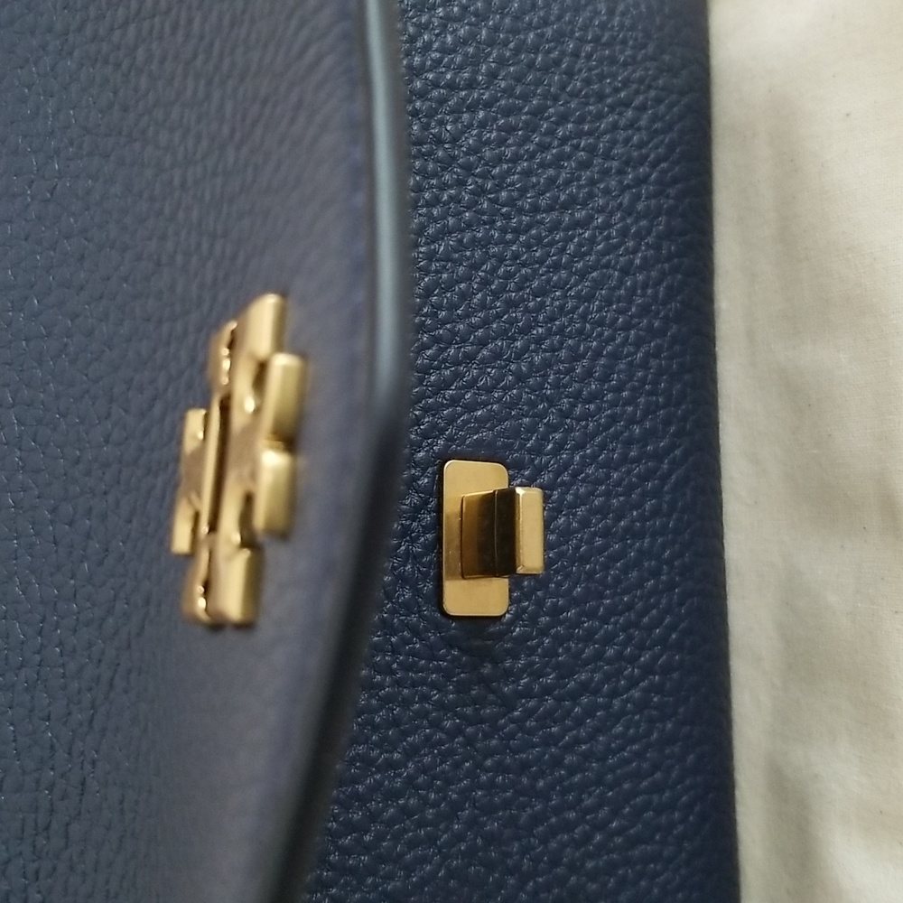 New Tory Burch Kira Leather Wallet-On-Chain - Picture 10 of 12